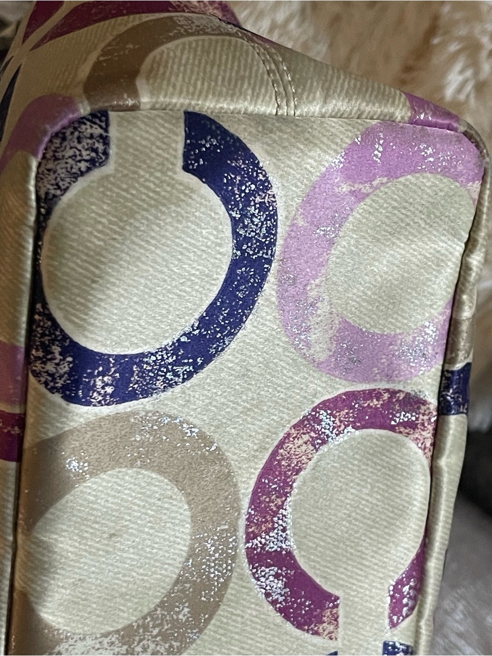 Coach Madison metallic op art shoulder bag - Picture 12 of 12